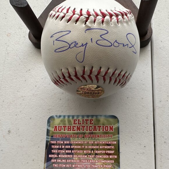 BARRY BONDS SIGNED RAWLINGS BASEBALL AUTOGRAPHED W/COA (PIRATES, GIANTS) - 654 - Picture 1 of 7